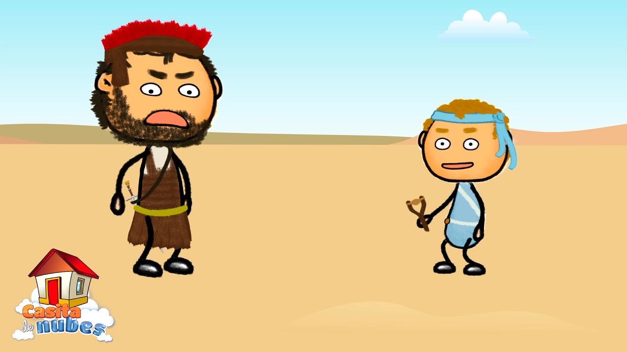 David y Goliat para niños