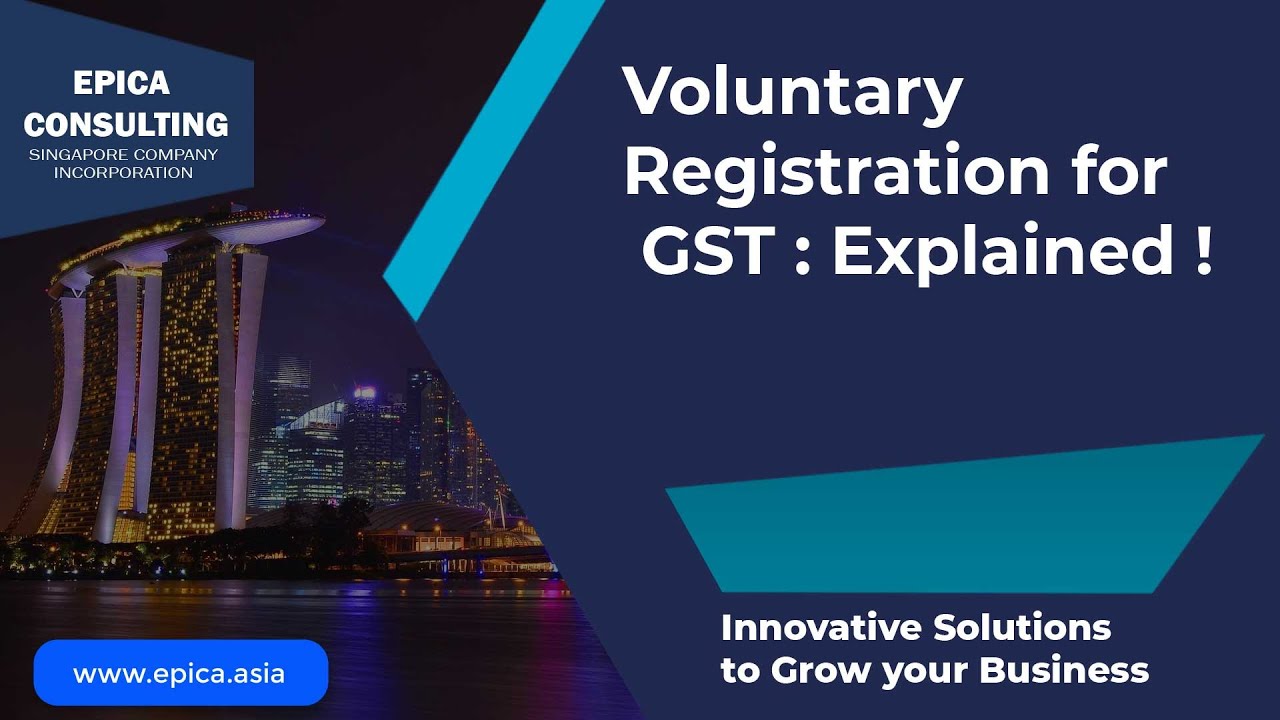 what is voluntary registration of GST? what are the conditions and what are the factors to consider?