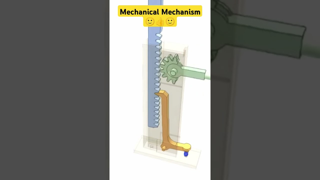 Mechanical Mechanism In CAD🤔🤔| #solidworks | #autocad | #autocad | #shorts | #short | #mechanical