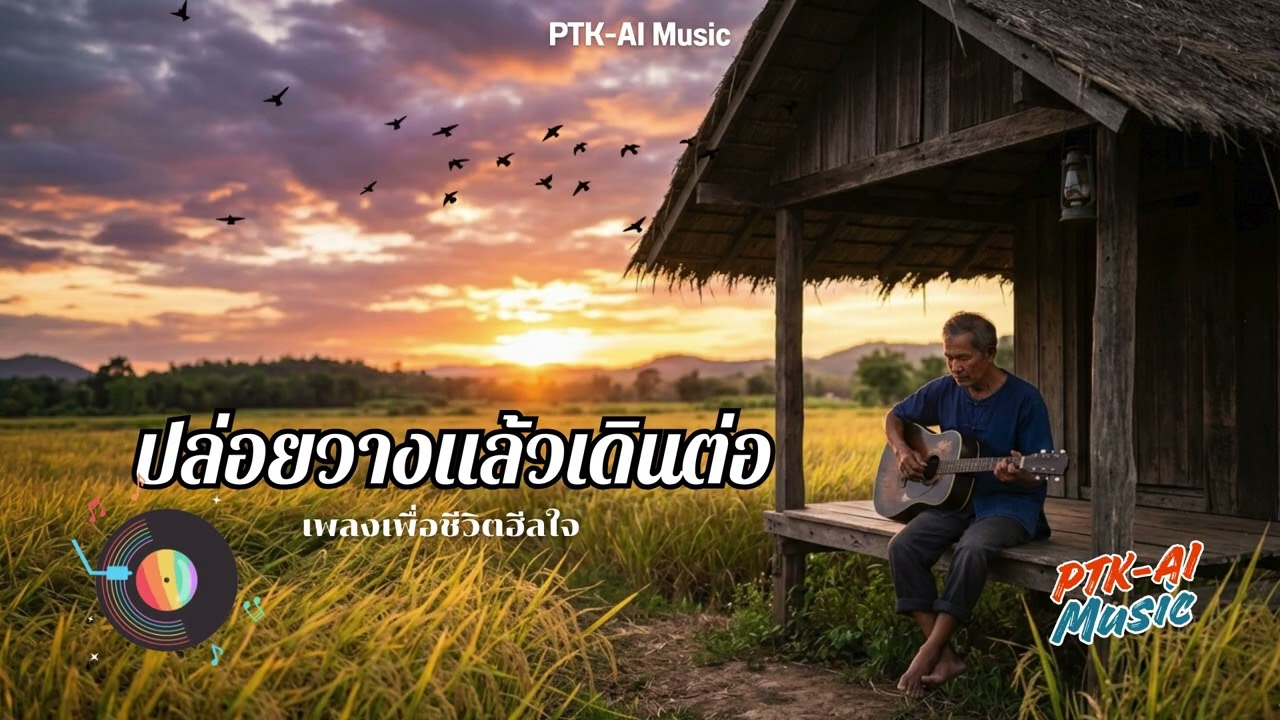 ปล่อยวางแล้วเดินต่อ ❤️‍🩹เพลงเพื่อชีวิต | PTK-AI Music