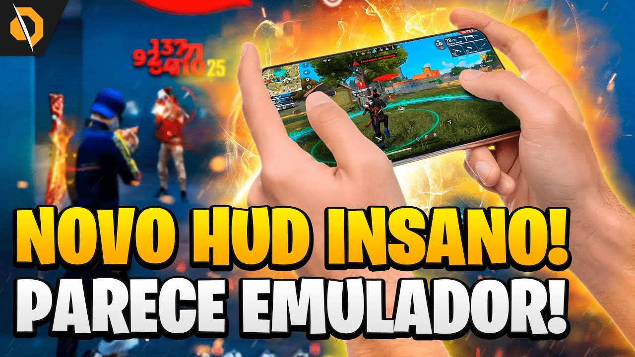 POR QUE ESSE É O MELHOR HUD PARA JOGAR FREE FIRE ? ISSO VAI MUDAR O CENÁRIO MOBILE 😳