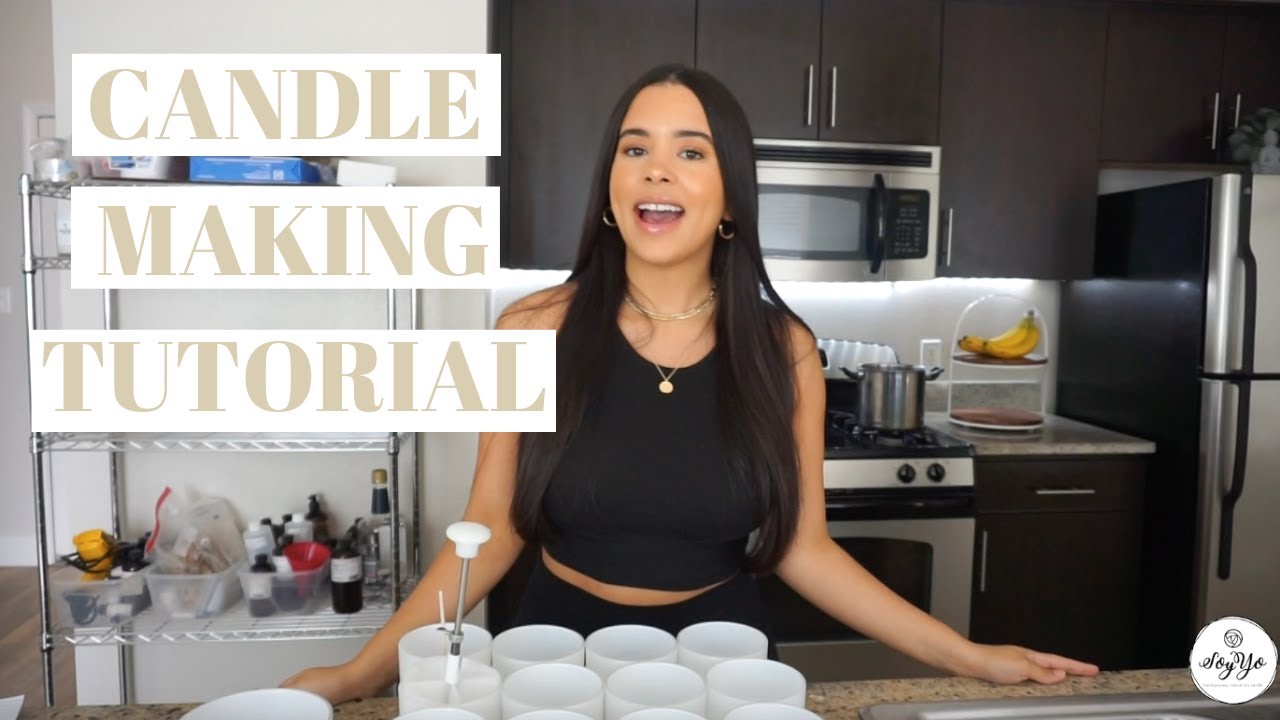 Step by Step Candle making tutorial | Giveaway!