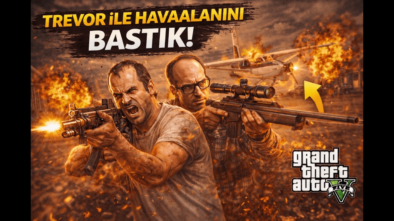 Trevor Çıldırdı! Havaalanına Saldırdık | GTA V Türkçe Gameplay Bölüm 6