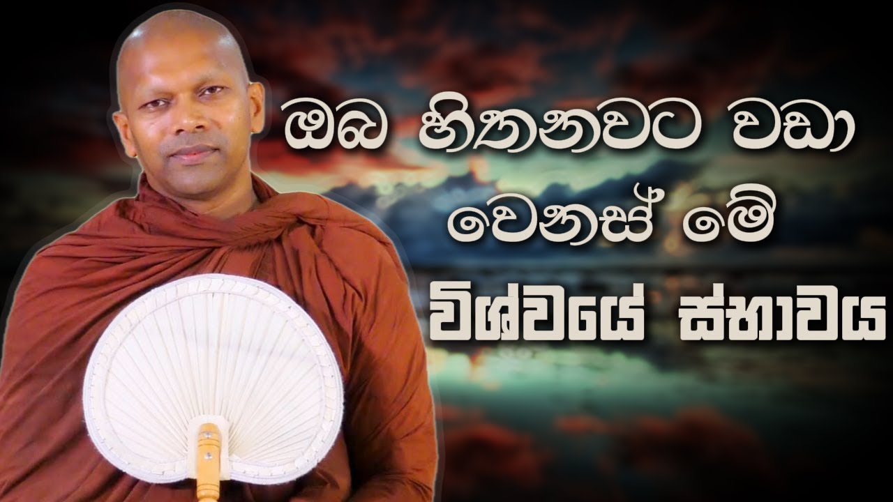 ඔබ හිතනවට වඩා වෙනස් විශ්වයේ ස්භාවය  | Niwana Soya | Niwathapa Thero Bana #bana #budubana #deshana
