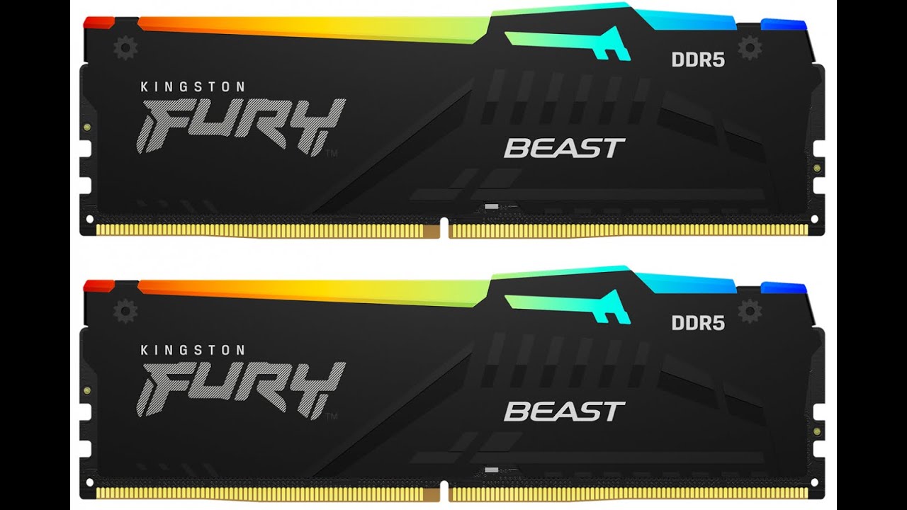 Распаковка и Обзор Оперативной памяти Kingston FURY Beast Black RGB 32 ГБ (2160р 4К)