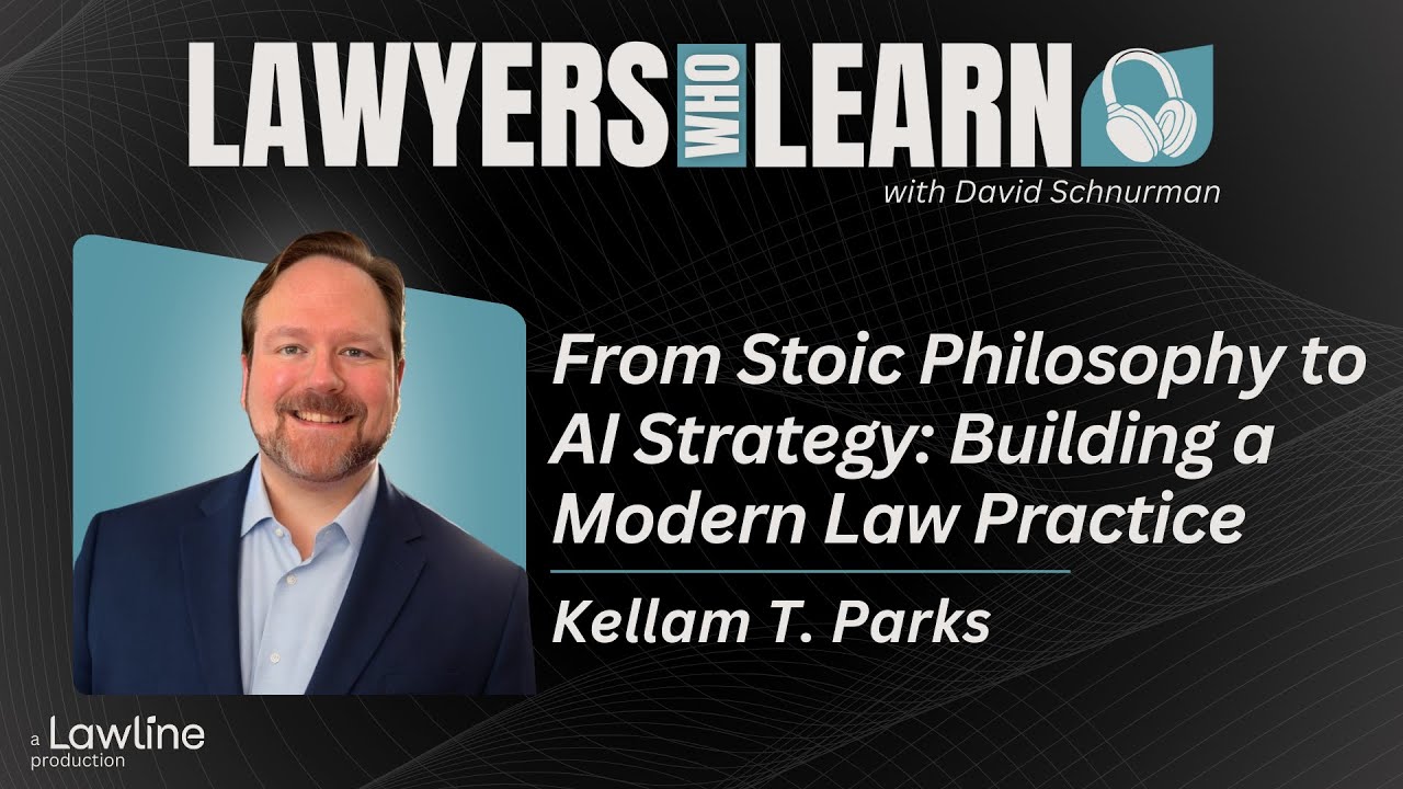 #92 - From Stoic Philosophy to AI Strategy: Building a Modern Law Practice