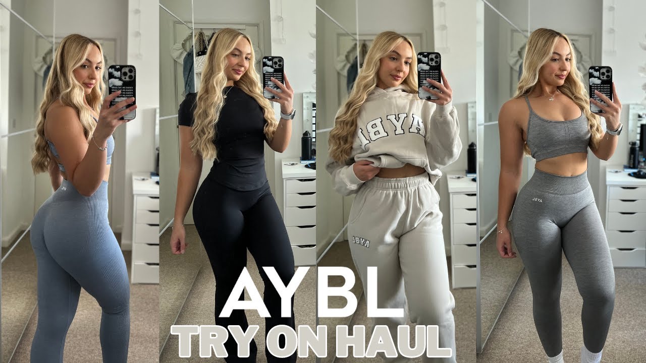 Примерьте AYBL Haul & Review | Новые любимые комплекты спортивной одежды — Revive, Sculpt и Varsi...