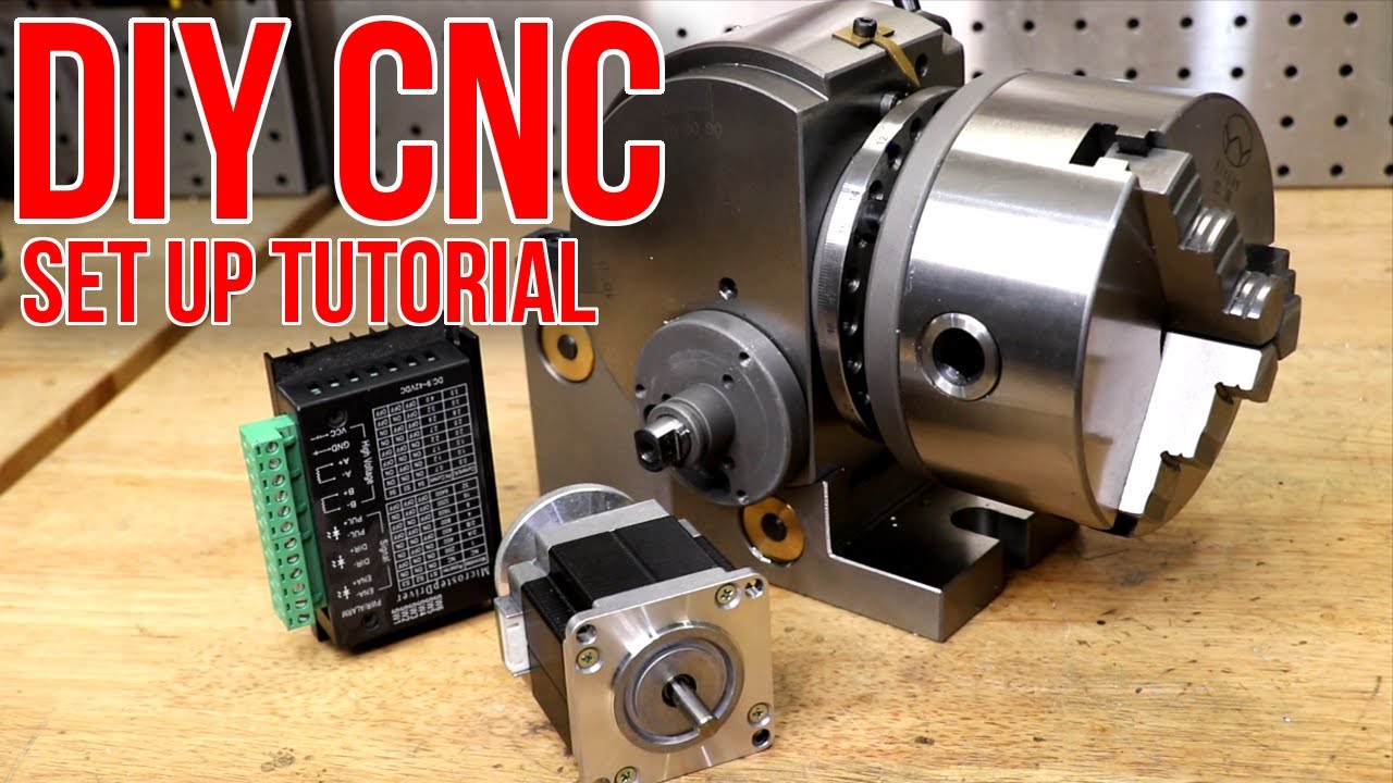 DIY CNC Set Up Tutorial - Budget CNC Dividing Head (TB6600)