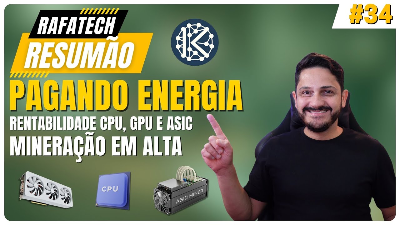 Mineração em Alta, GPU, CPU E ASIC Com Rentabilidade Positiva — RafaTech Resumão #34