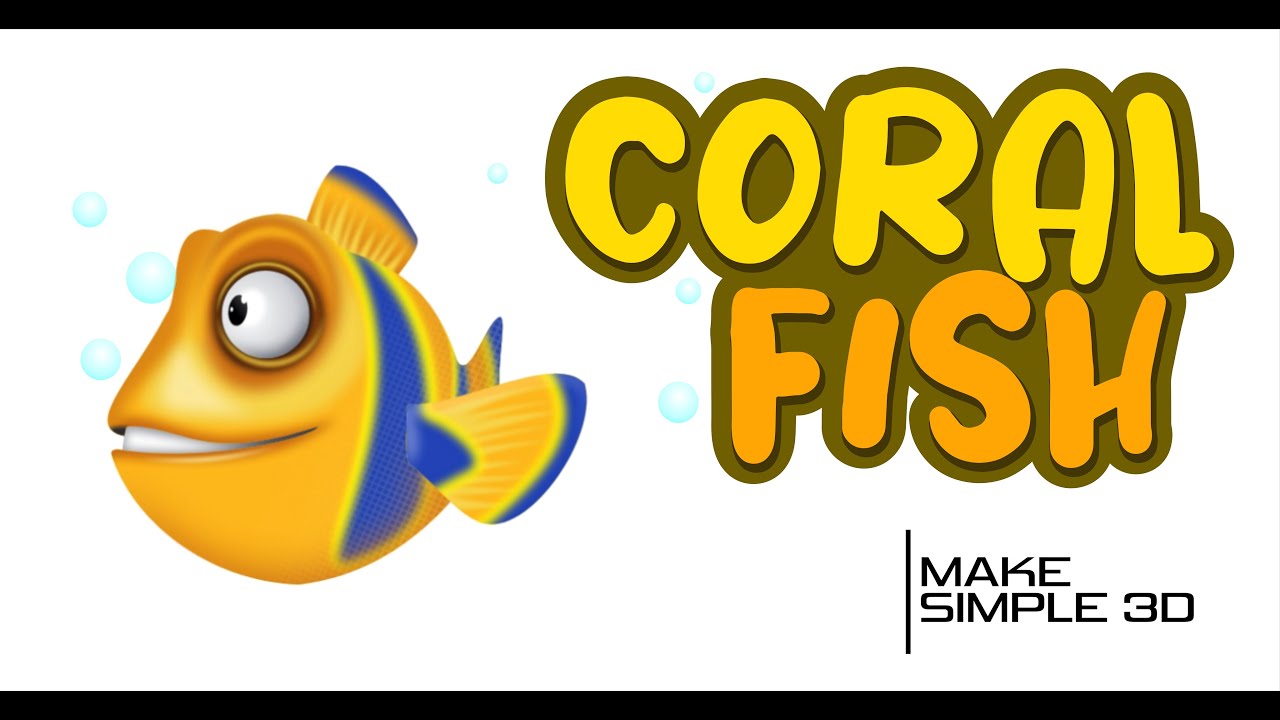 How to Make Simple 3D Picture of Coral Fish Using CorelDraw3D (Tutorial)
