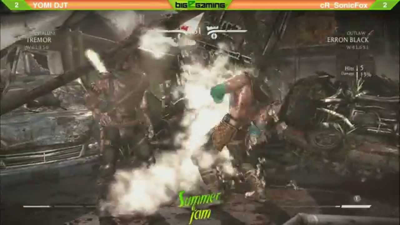 Summer Jam 9 - MKX - Losers Final - YOMI DJT (Tremor) vs cR Sonic Fox (Kitana; Erron Black)