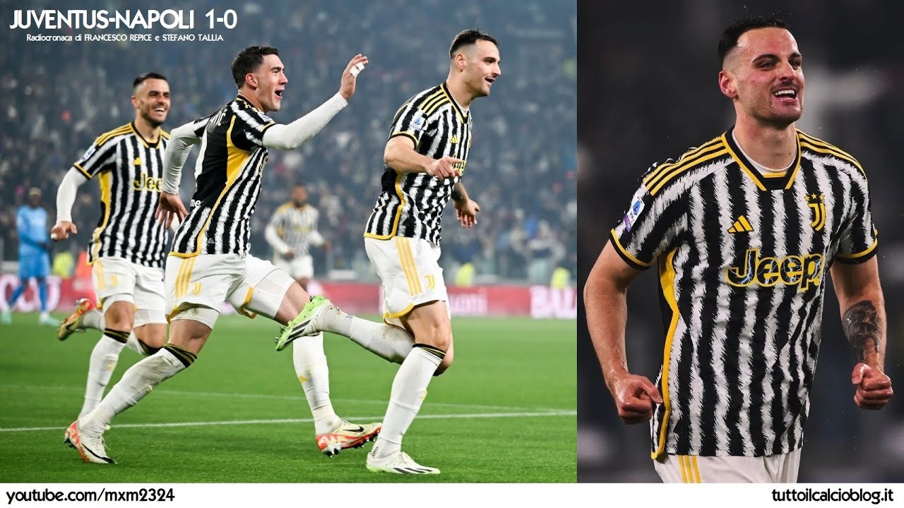JUVENTUS-NAPOLI 1-0 - Radiocronaca di Francesco Repice e Stefano Tallia (8/12/2023) Rai Radio 1