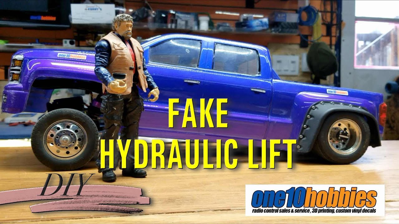DIY FAKE HYDRAULIC LIFT on an RC Truck