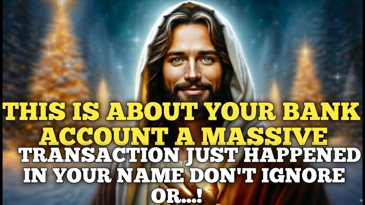 THIS IS ABOUT YOUR BANK ACCOUNT A MASSIVE TRANSACTION JUST HAPPENED IN YOUR NAME...!