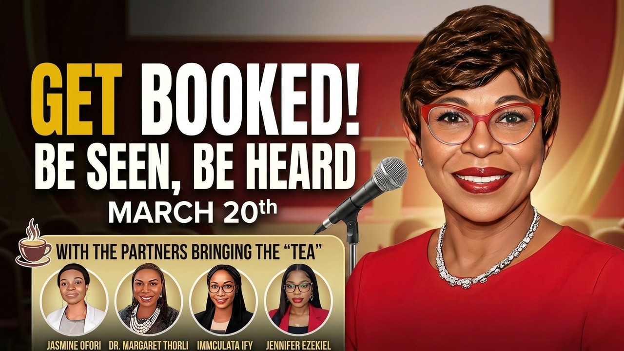 Be Seen, Be Heard, Get Booked &ndash; March 20th