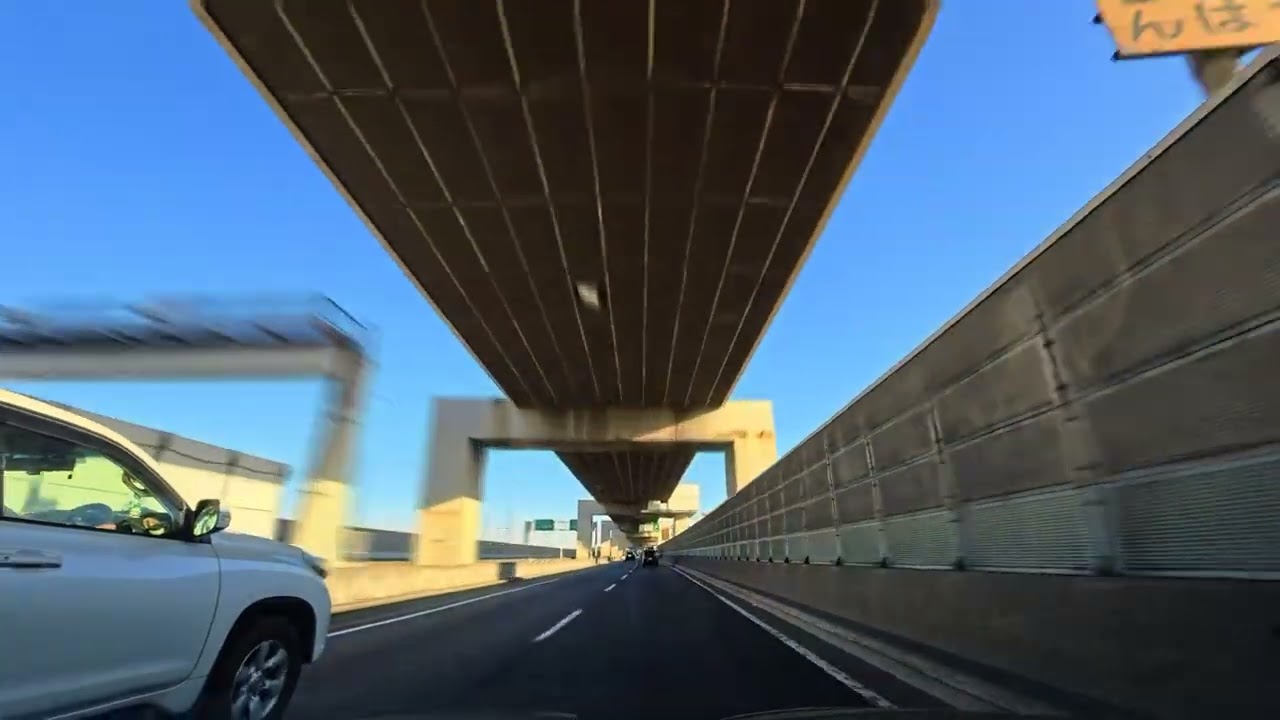 豊洲 首都高 常磐道 守谷SA 車載動画2倍速 tokyo dashcam speedx2.0