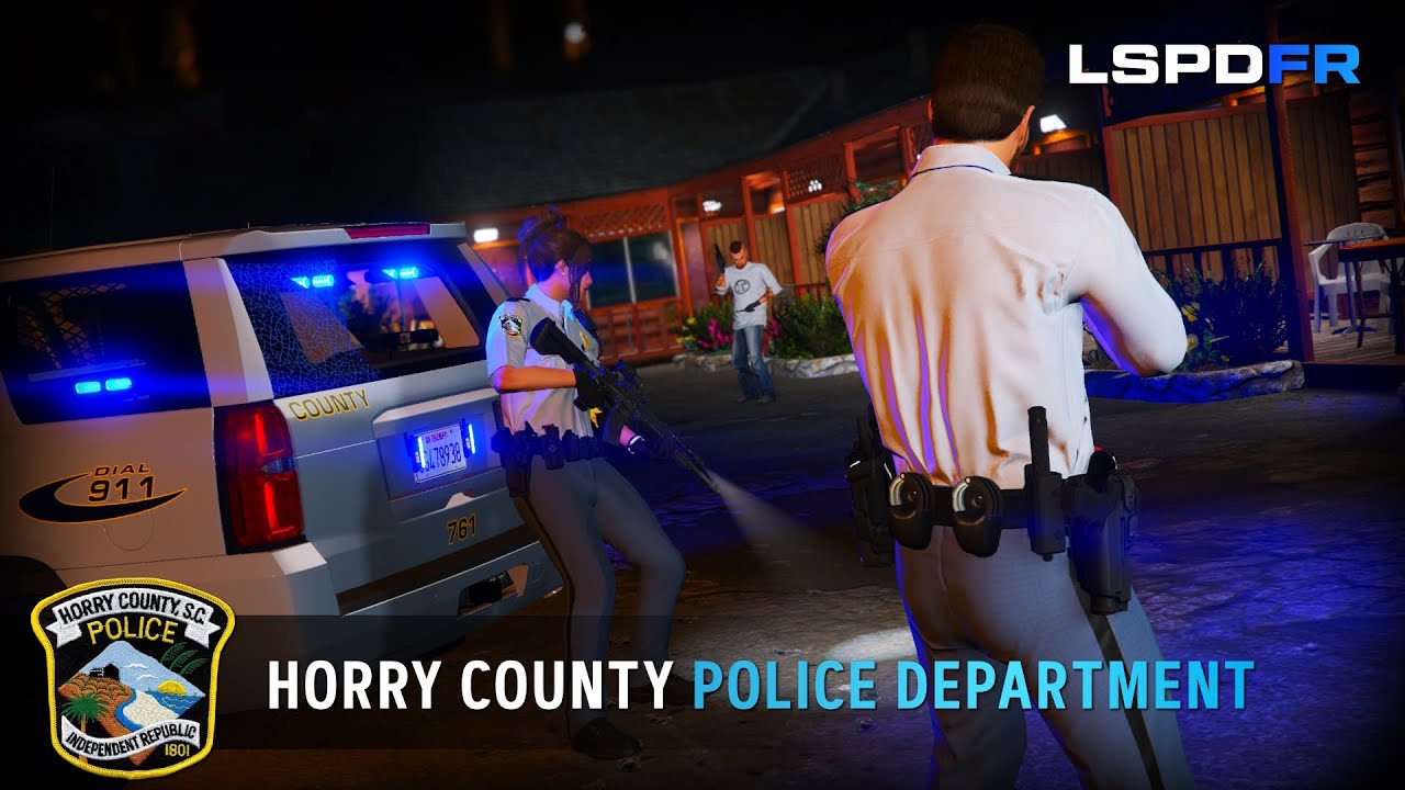 Horry County Police | A Bloody Arrest Warrant | GTA5 LSPDFR