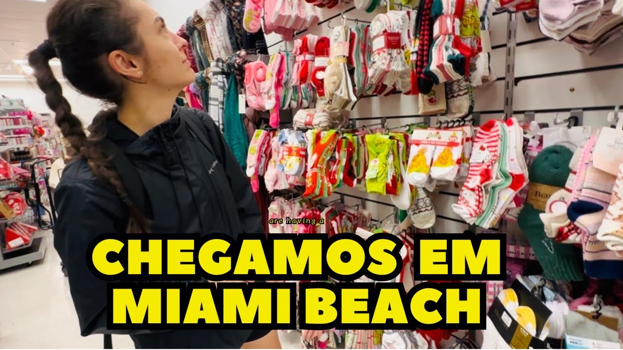 Ep 03 Primeiro dia em Miami Beach: mercado e compras para economizar na viagem