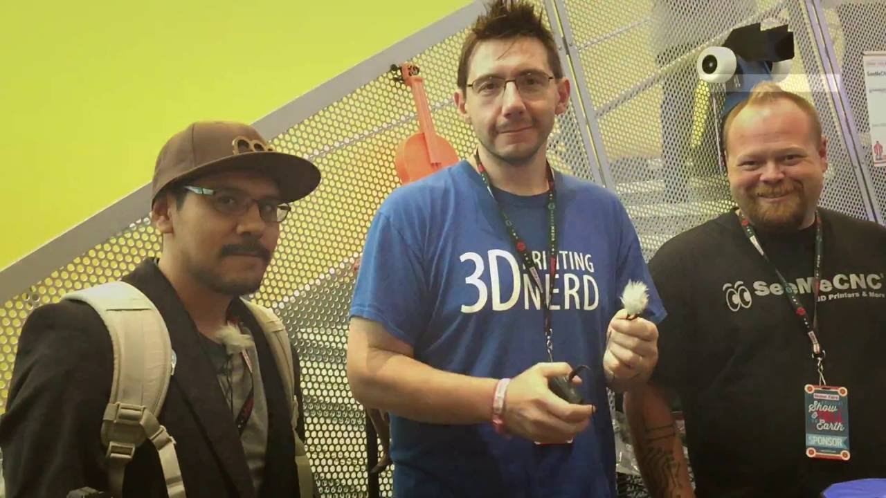SeeMeCNC & The 3D Printing Nerd @joeltelling @SeeMeCNC #WMF16