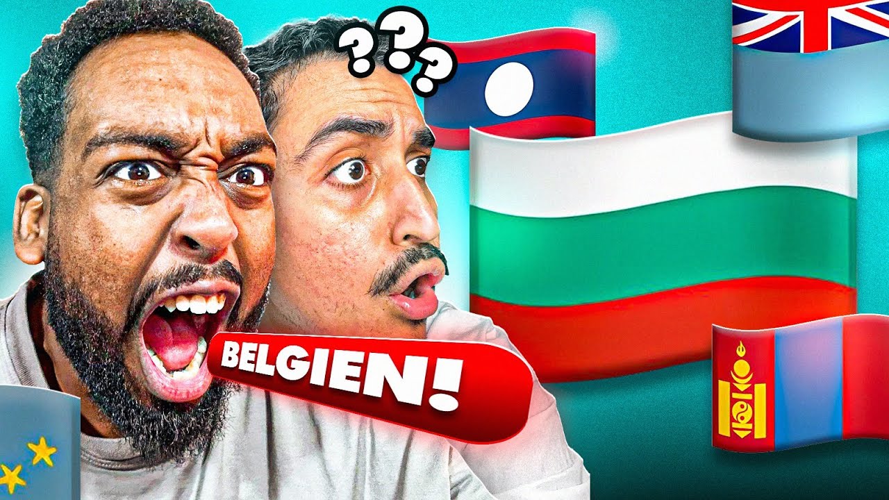 FARO & FURKY spielen FLAGGEN ERRATEN 🇸🇨🇸🇲I JustFaro