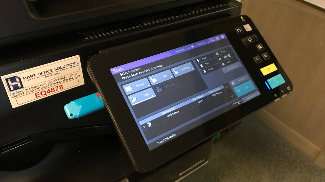 How to Print from USB on a Toshiba 4505AC