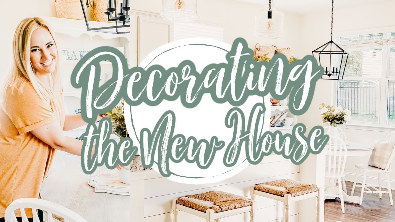 DECORATE WITH ME AT THE NEW HOUSE! // COZY FARMHOUSE DECOR IDEAS 2020