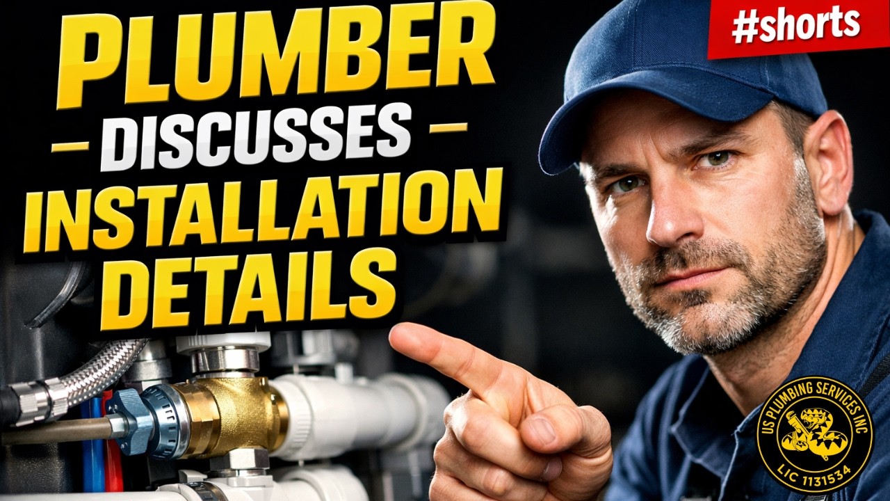 Plumber Discusses Installation Details #shorts