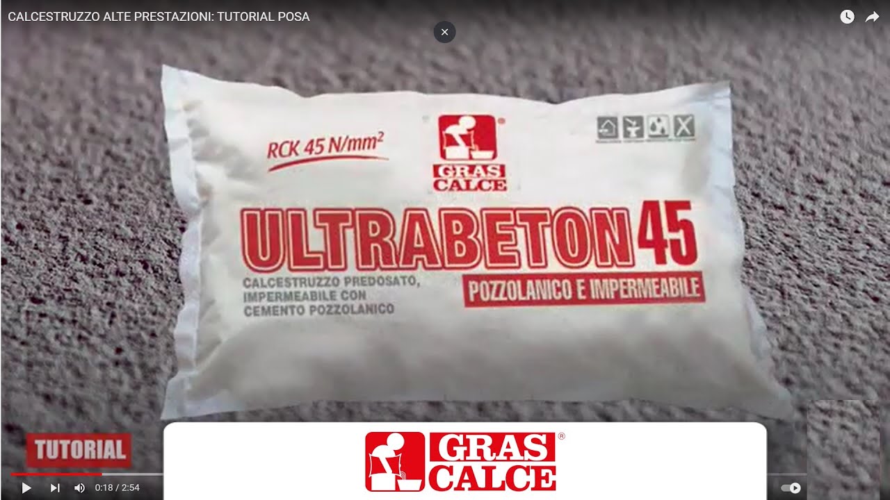 CALCESTRUZZO ALTE PRESTAZIONI:  TUTORIAL POSA