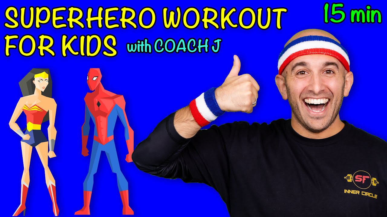 FREE and FUN SUPERHERO Workout for Kids