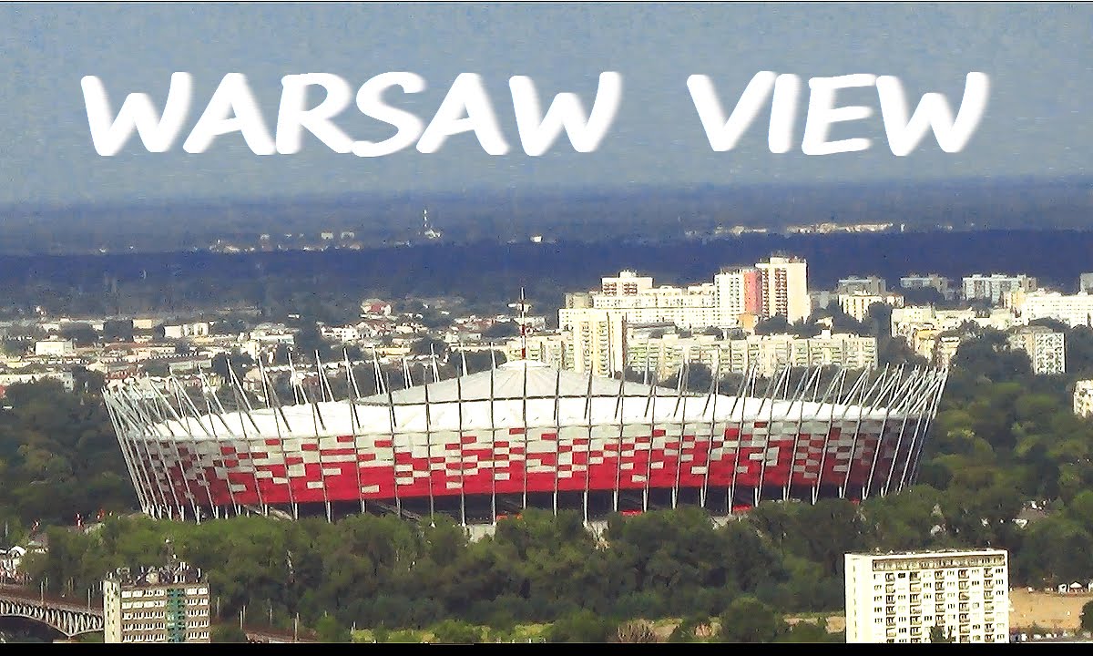 WARSZAWA z Pałacu Kultury | EUZEBIUSZ + Pałac Kultury = widok na Warszawę