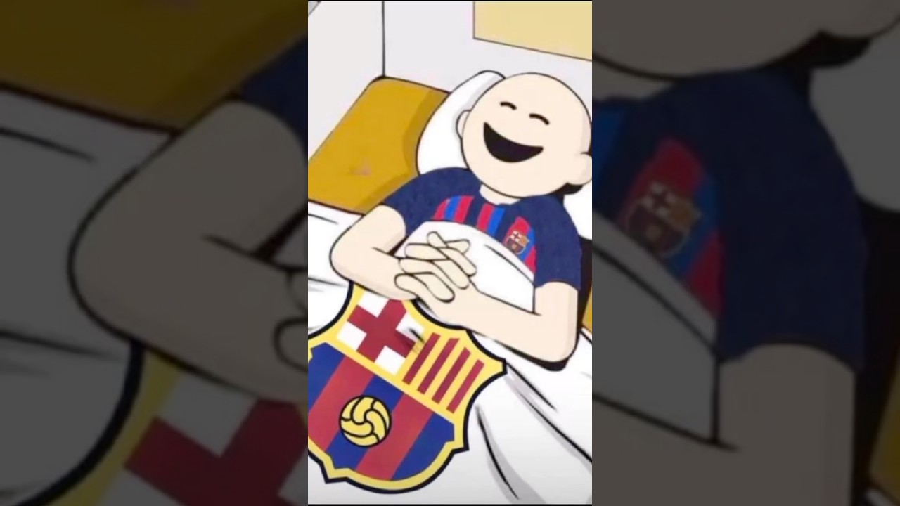 How Barca fans sleep recently.  #memes #laliga #barcelona #realmadrid #trending #funny #messi