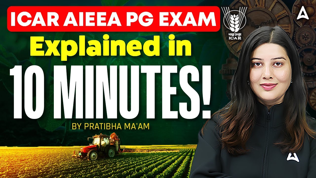 ICAR Exam | ICAR AIEEA PG Entrance Exam Syllabus/ Eligibility Criteria Details By Pratibha Ma'am