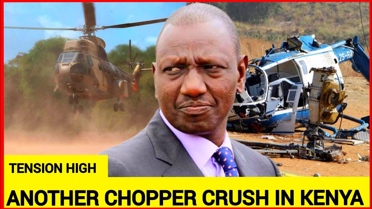 Tension high in state House! Another chopper incident today shocks Kenyan politicians~Ni kubaya sana