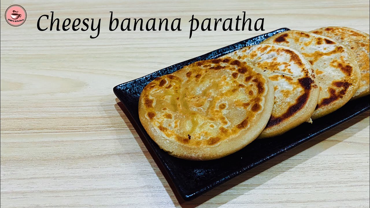 Cheesy banana roti  | cheesy banana bread |Banana paratha