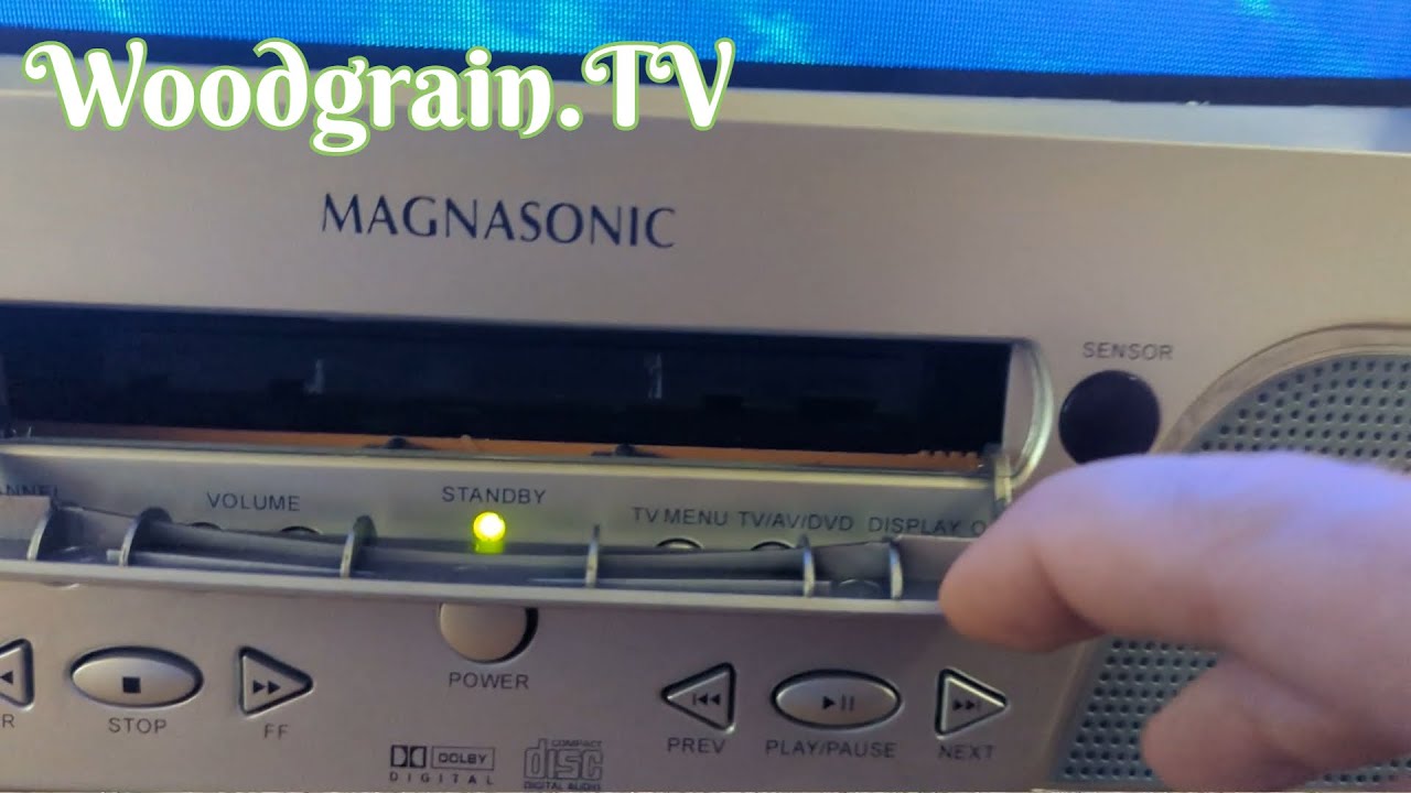 How to fix the DVD tray on your CRT TV combo unit (won't eject)