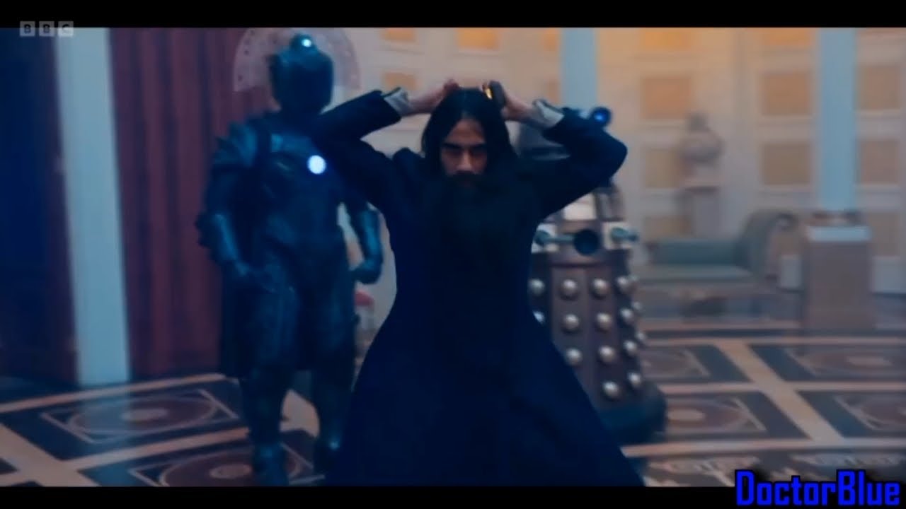 Master dances for an hour . Doctor who 13x9/ Мастер танцует час