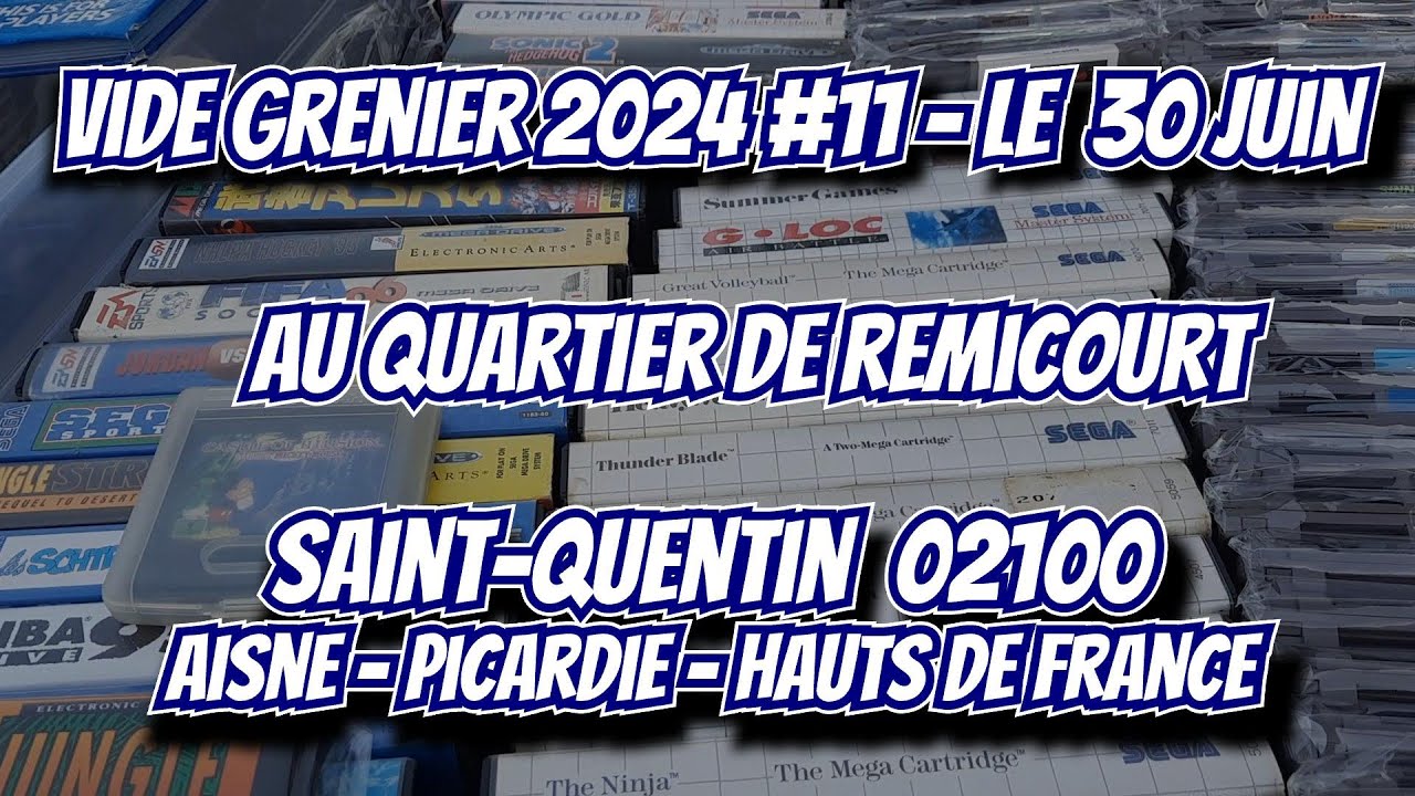 #videgrenier 2024 #11 - Le 30 juin - Au quartier de Remicourt #saintquentin  02100  #hautsdefrance