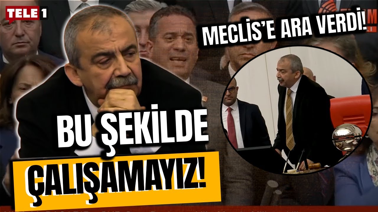 Meclis'te CHP'nin Protestosu Sırrı Süreyya Önder'in Ara Vermesiyle Kesildi: Yerinize Oturun!