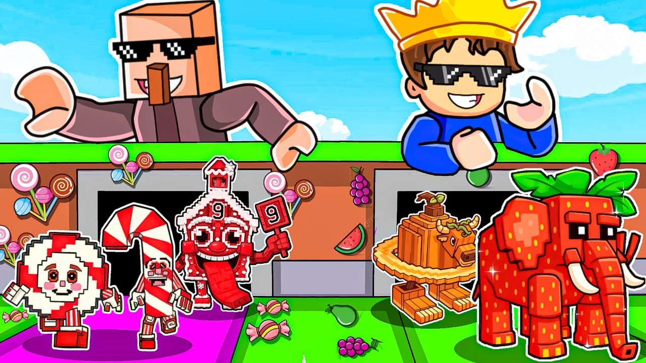 0 To 100 Trillion CANDY V/s FRUIT Only Brainrot  Challenge in Steal A Brainrot Roblox!!!