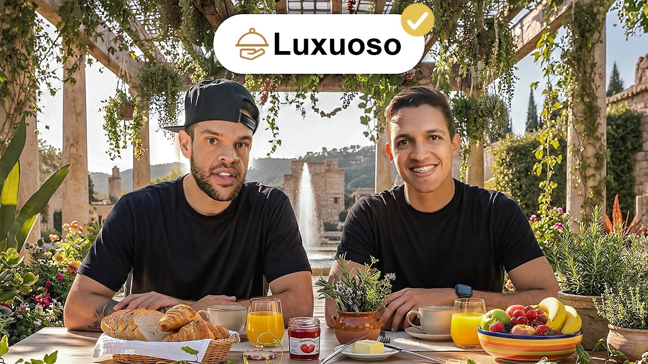 COMENDO EM HOTEL DE LUXO 5 ESTRELAS