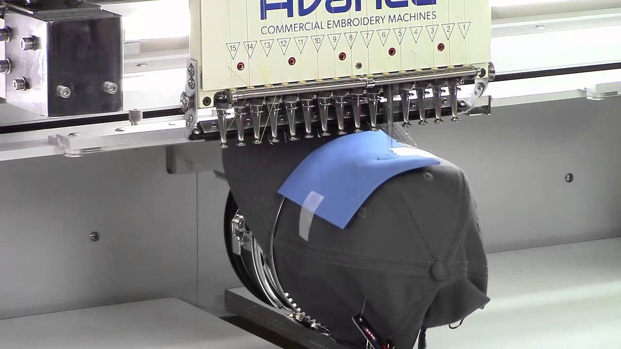 Avancé 1504 Multihead Machine 3D Embroidery on Caps | Hat Embroidery Machine