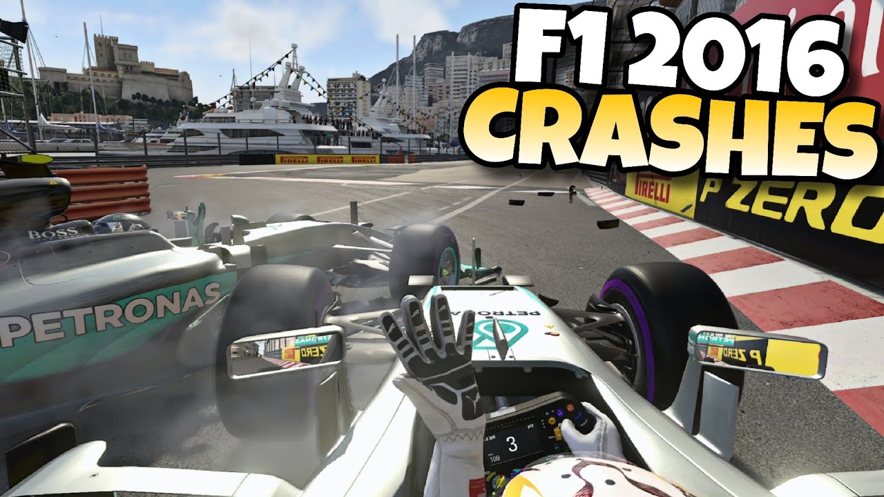 REALISTIC F1 2016 CRASHES