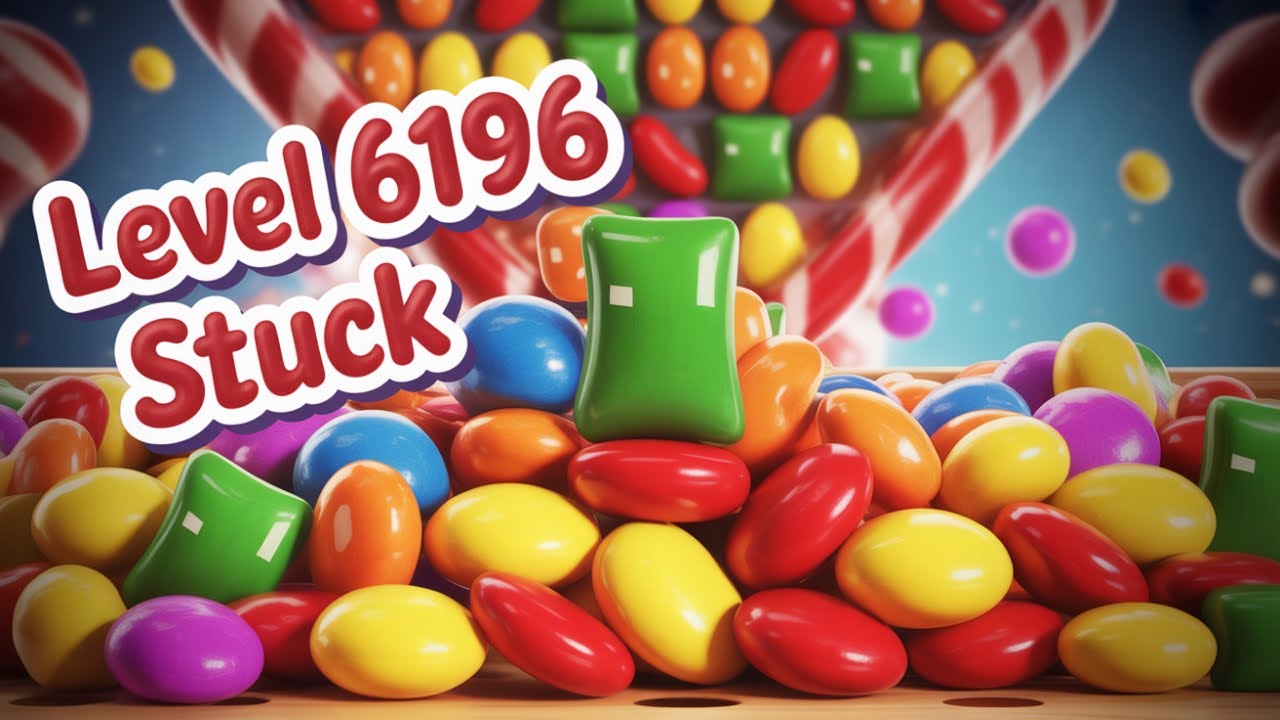 Stuck In Level 6196 | Candy Crush Saga Live