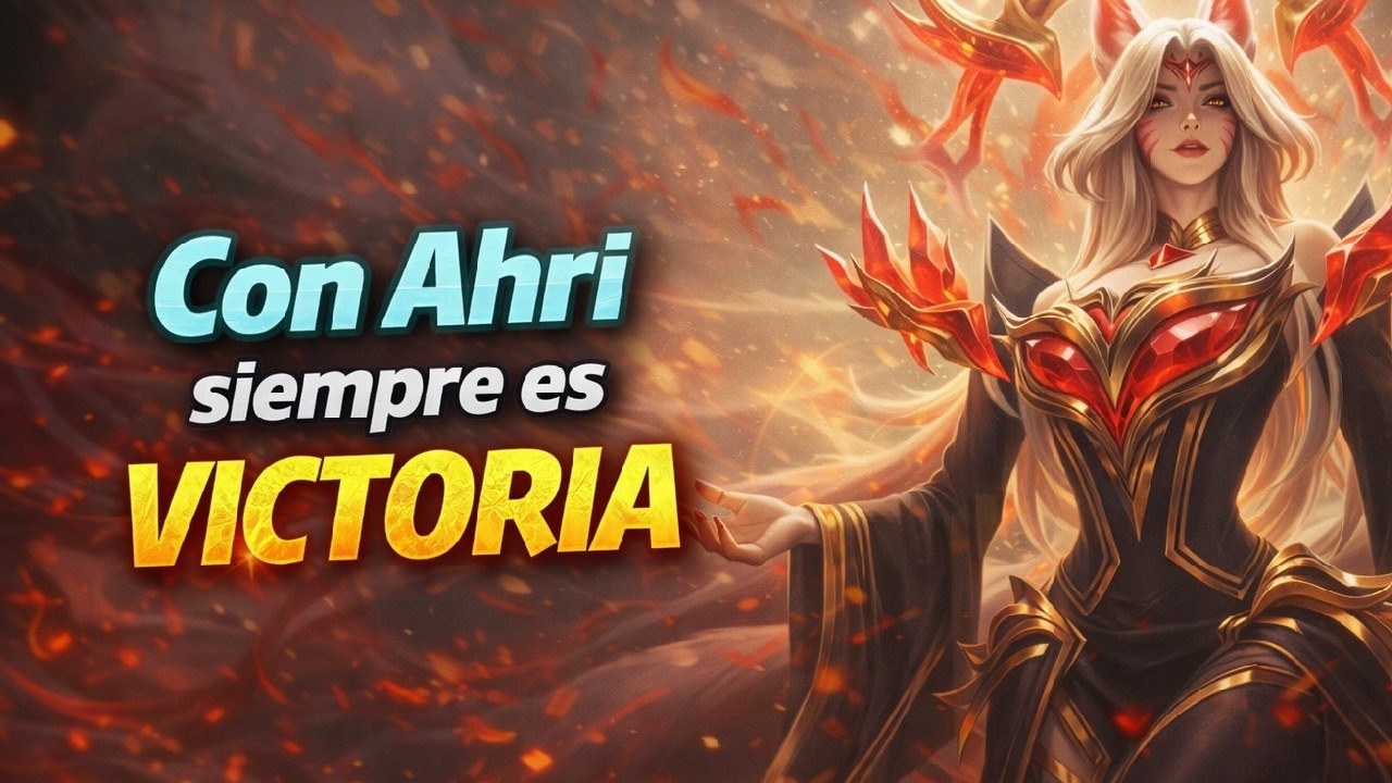 Cuando juegas Ahri TODO es victoria 🔥