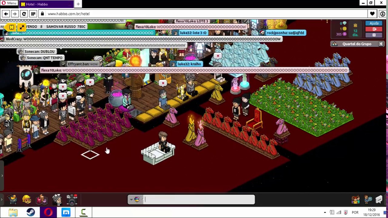 [HABBO X1 DE RAROS] - :Boliviano VS Fallenky | 2 Dragão Gold & 5 Dragão Rosa !