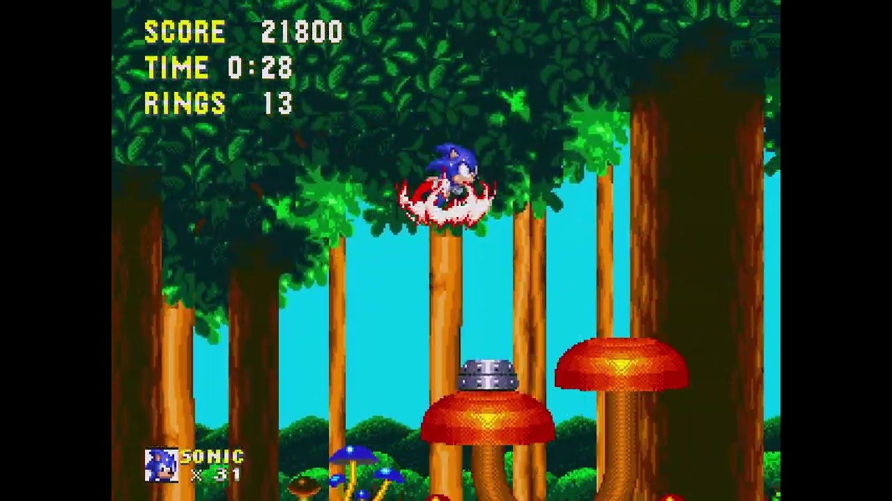 Sonic 3 and Knuckles Glitches and Oversights - Mushroom Hill Zone (HD Remake)
