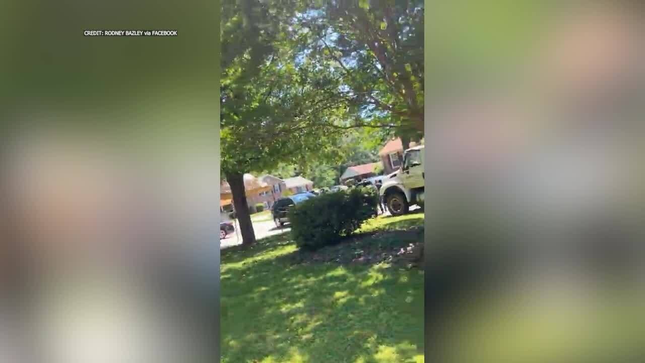 Video shows chaotic scene outside E. Charlotte home where 3 US Marshals killed, 5 officers hurt