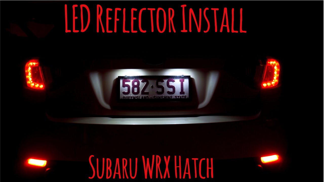 LED Reflectors Install & Respray Front Lip | WRX Hatch
