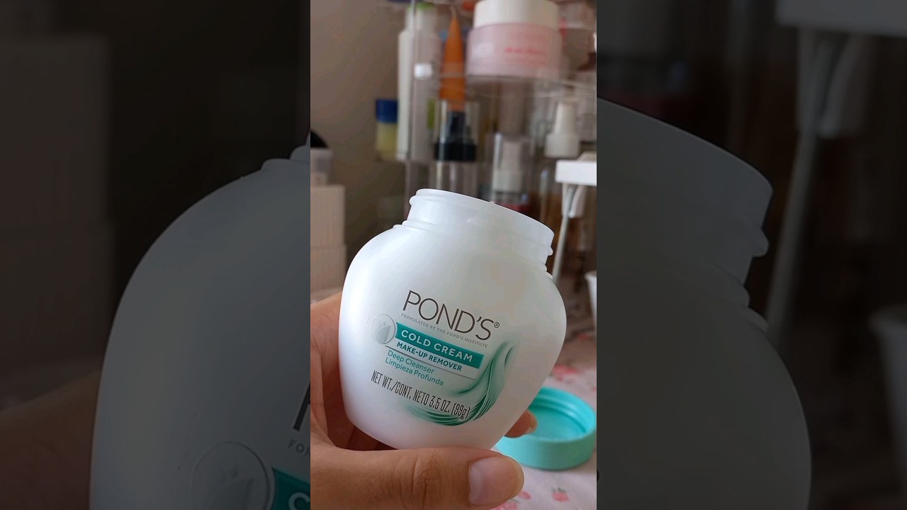 @ponds cold cream makeup remover #ponds #cleansing #doublecleansing #cleansingbalm #shortsfeed