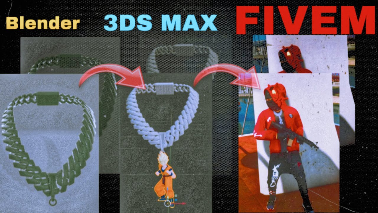 Blender to 3ds Max to FiveM!!!!!!!!